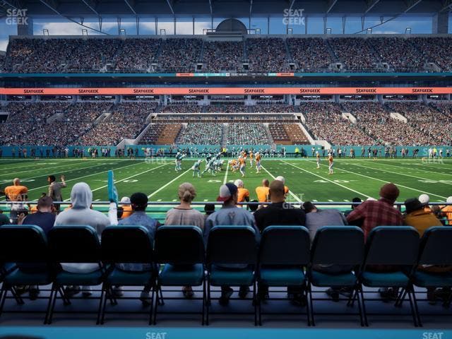 Hard Rock Stadium - Section 118 Seat View
