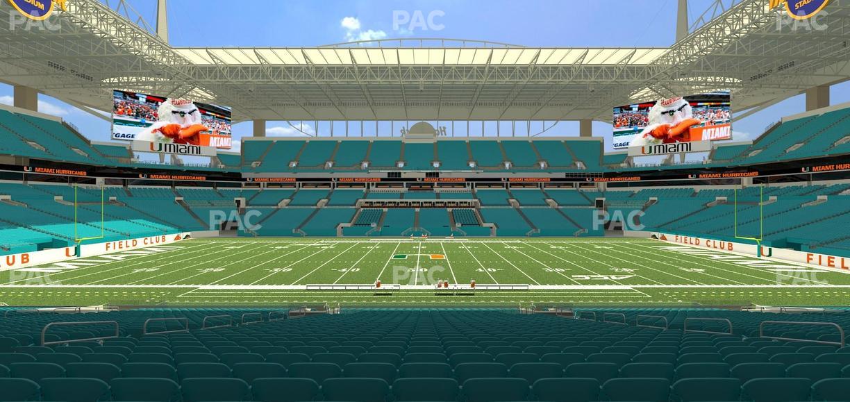 Hard Rock Stadium - Section 118 Seat View