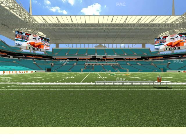 Hard Rock Stadium - Section 119 Seat View