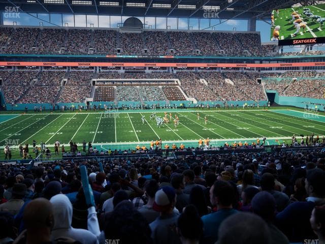 Hard Rock Stadium - Section 119 Seat View