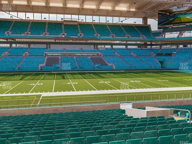 Hard Rock Stadium - Section 119 Seat View