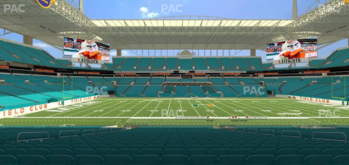 Hard Rock Stadium - Section 119 Seat View