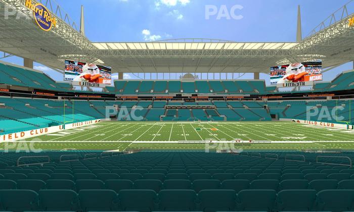 Hard Rock Stadium - Section 119 Seat View