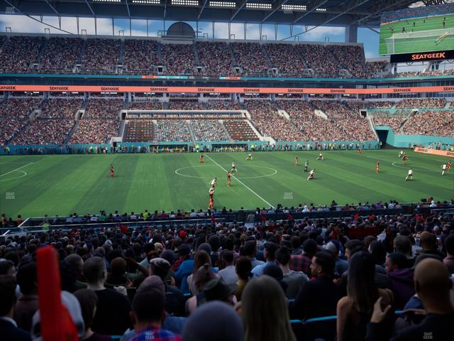 Hard Rock Stadium - Section 119 Seat View Hard Rock Stadium - Section 119 Seat View