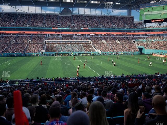 Hard Rock Stadium - Section 119 Seat View