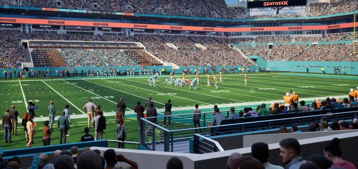 Hard Rock Stadium - Section 120 Seat View