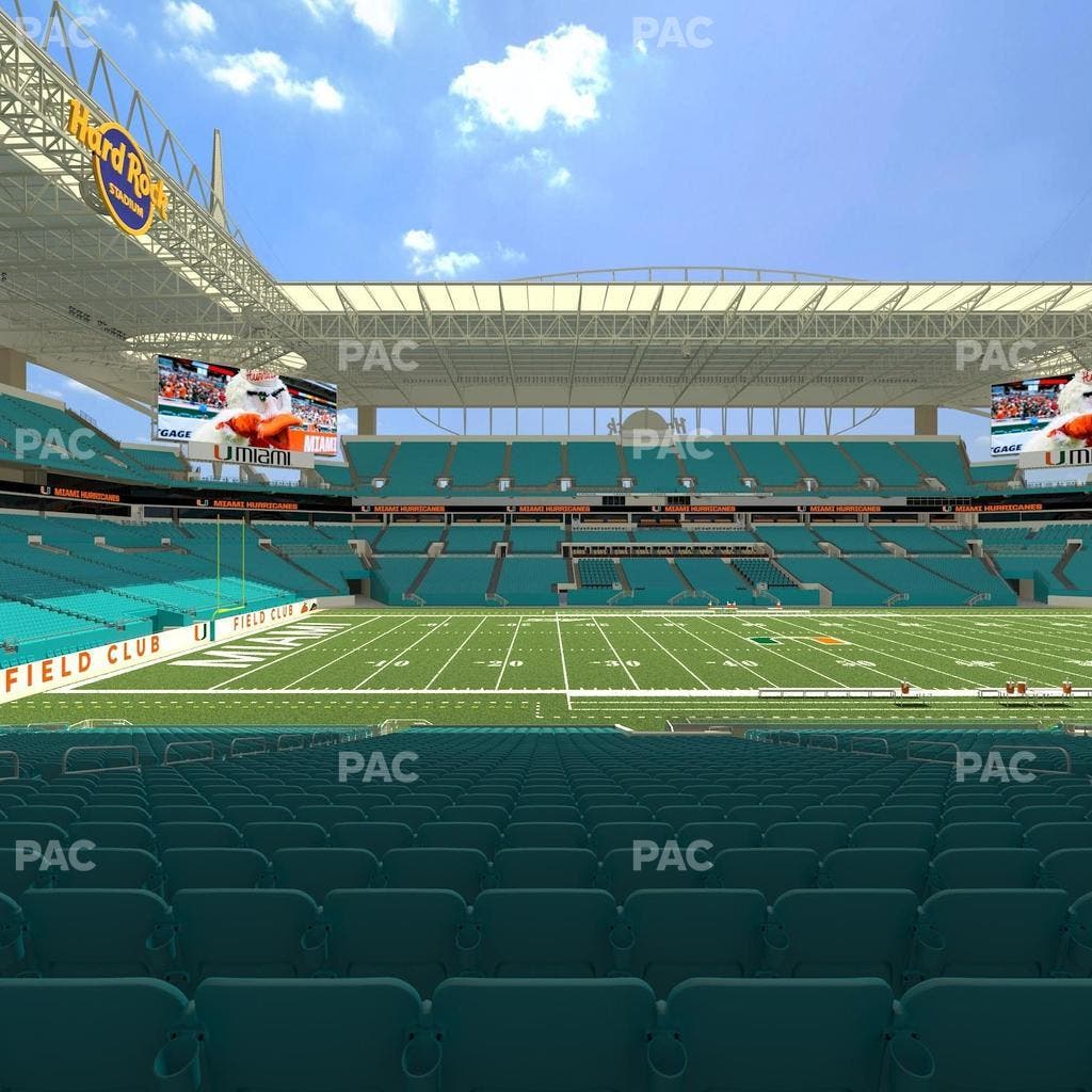 Hard Rock Stadium - Section 120 Seat View