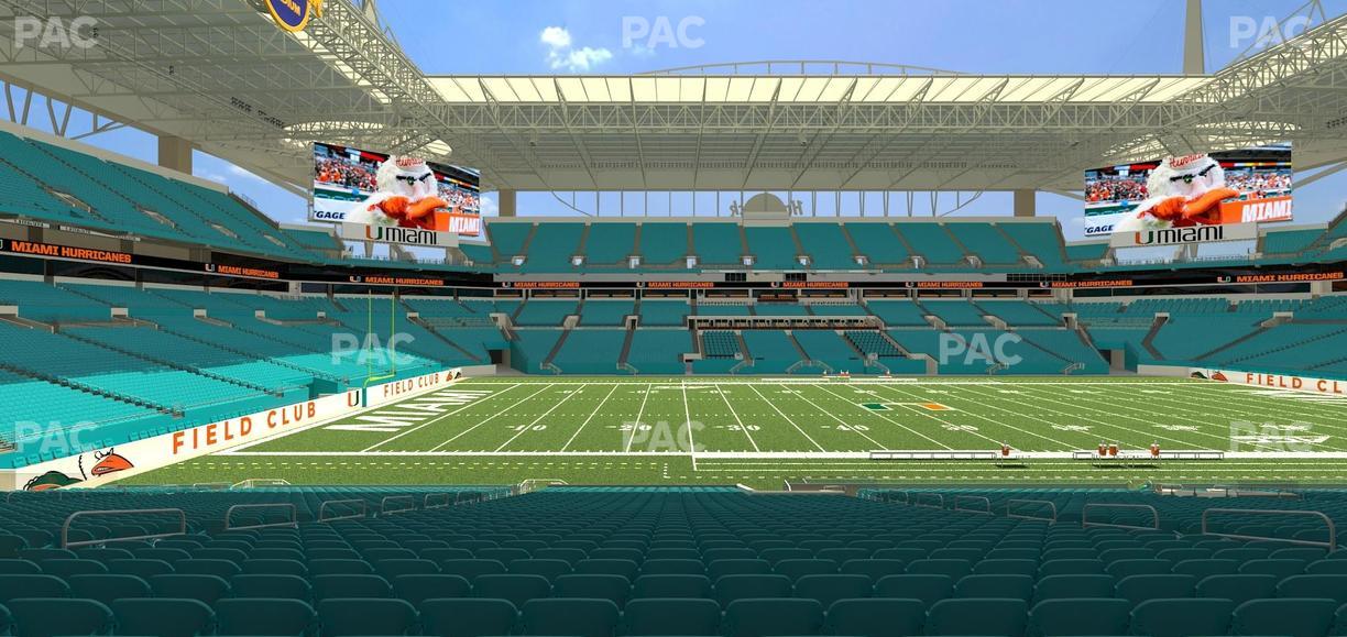 Hard Rock Stadium - Section 120 Seat View
