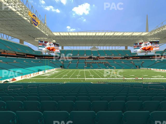 Hard Rock Stadium - Section 120 Seat View Hard Rock Stadium - Section 120 Seat View