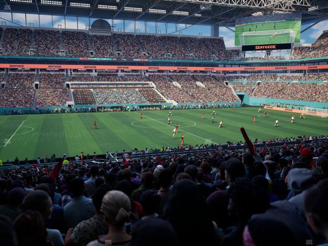 Hard Rock Stadium - Section 120 Seat View Hard Rock Stadium - Section 120 Seat View