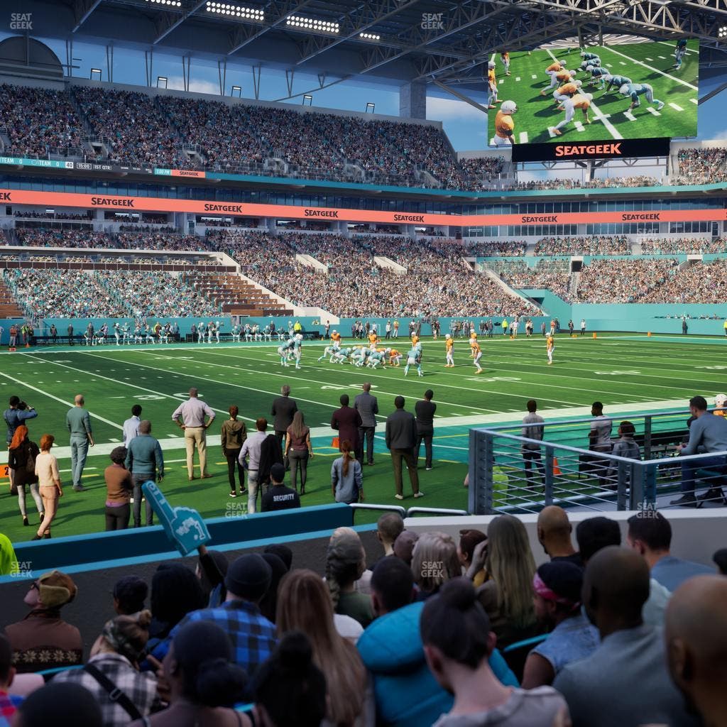 Hard Rock Stadium - Section 120 Seat View