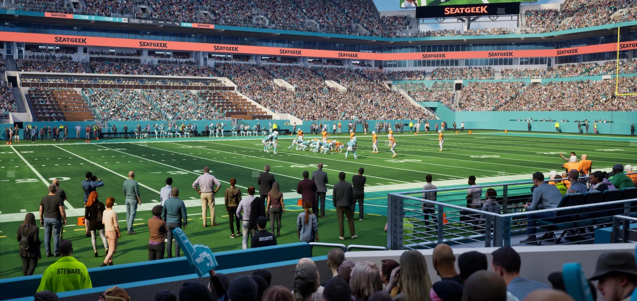Hard Rock Stadium - Section 120 Seat View