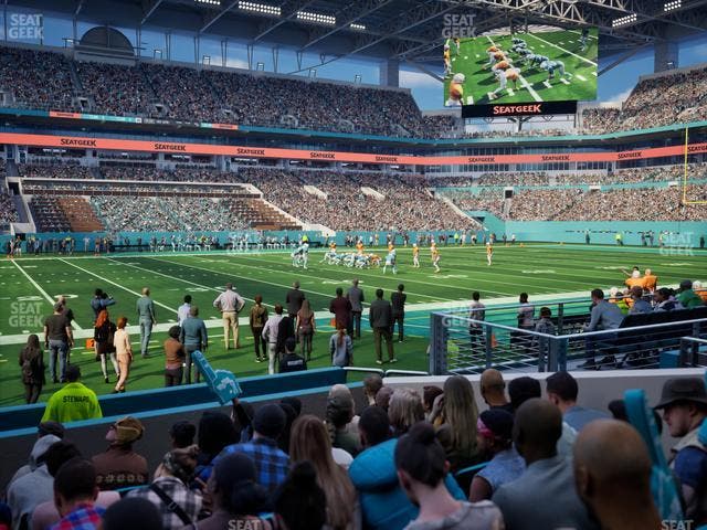 Hard Rock Stadium - Section 120 Seat View