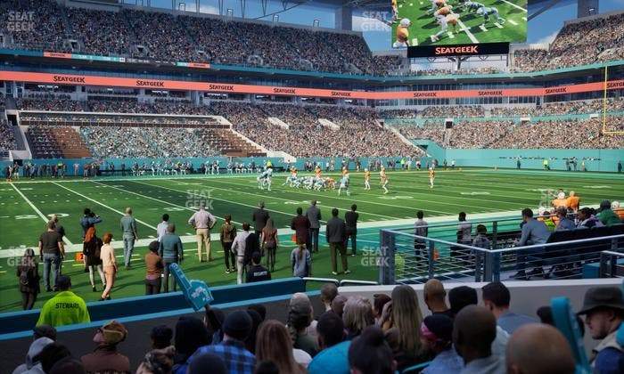 Hard Rock Stadium - Section 120 Seat View