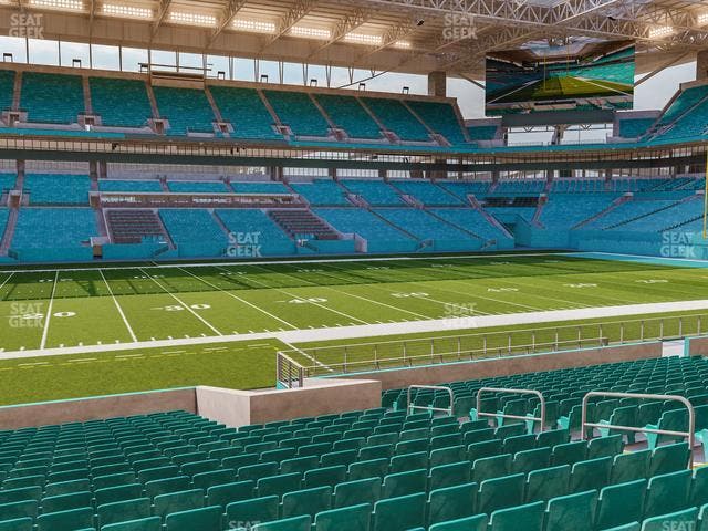 Hard Rock Stadium - Section 120 Seat View