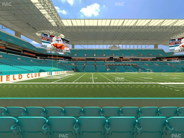 Hard Rock Stadium - Section 121 Seat View