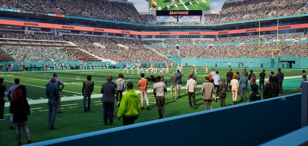Hard Rock Stadium - Section 121 Seat View
