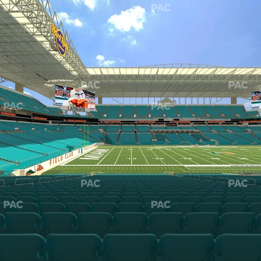 Hard Rock Stadium - Section 121 Seat View