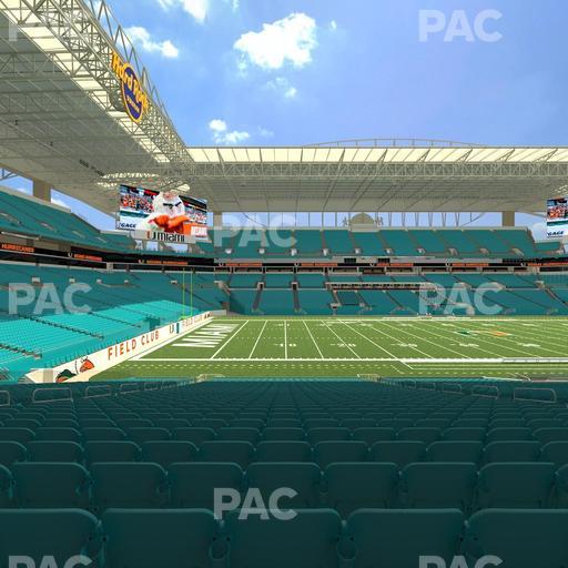 Hard Rock Stadium - Section 121 Seat View