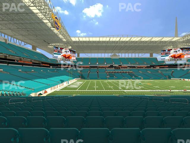 Hard Rock Stadium - Section 121 Seat View Hard Rock Stadium - Section 121 Seat View
