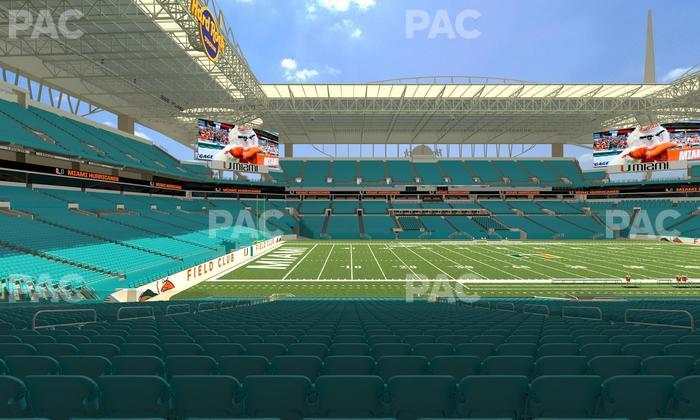 Hard Rock Stadium - Section 121 Seat View