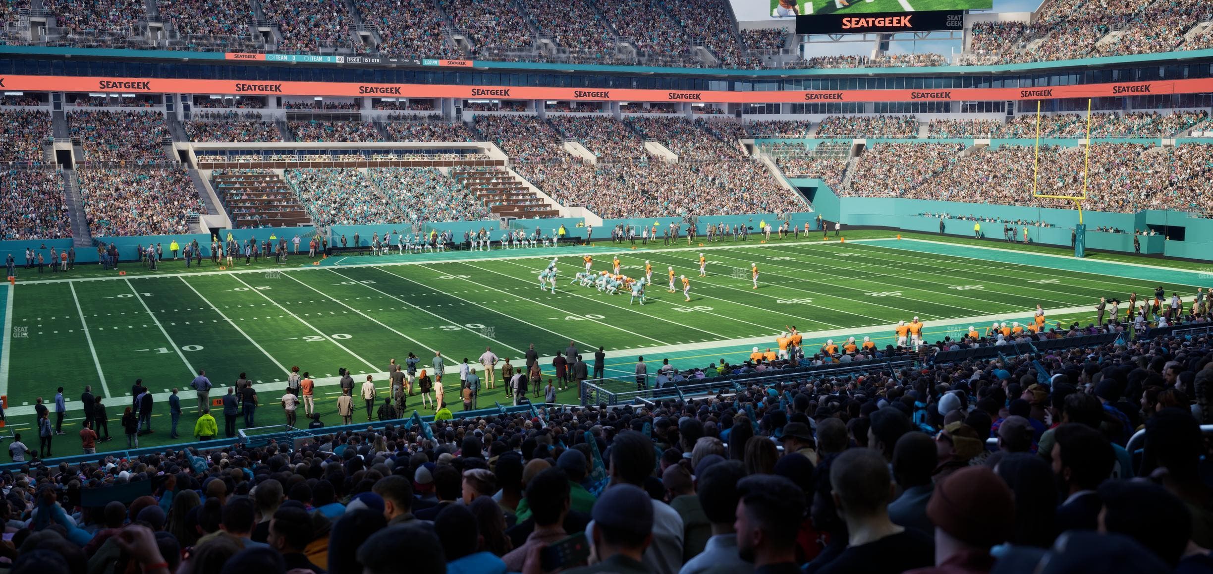 Hard Rock Stadium - Section 121 Seat View
