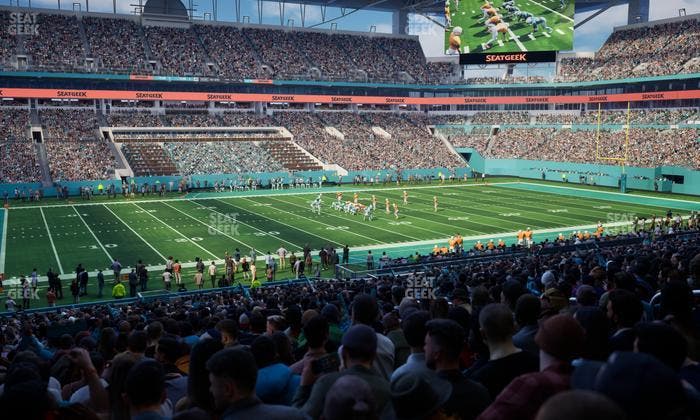 Hard Rock Stadium - Section 121 Seat View