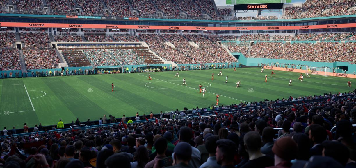 Hard Rock Stadium - Section 121 Seat View