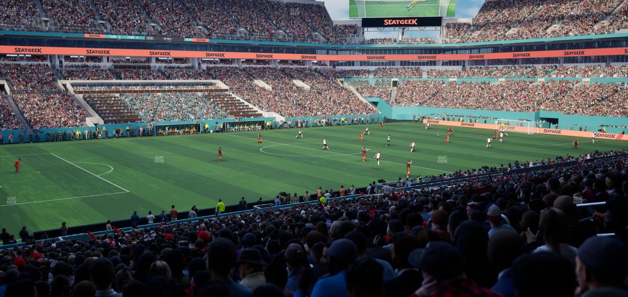Hard Rock Stadium - Section 122 Seat View