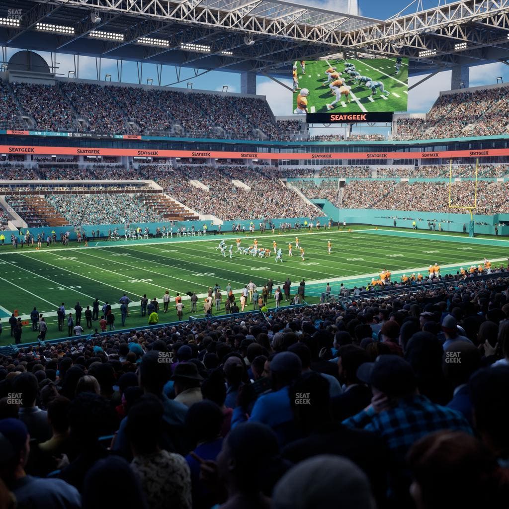 Hard Rock Stadium - Section 122 Seat View