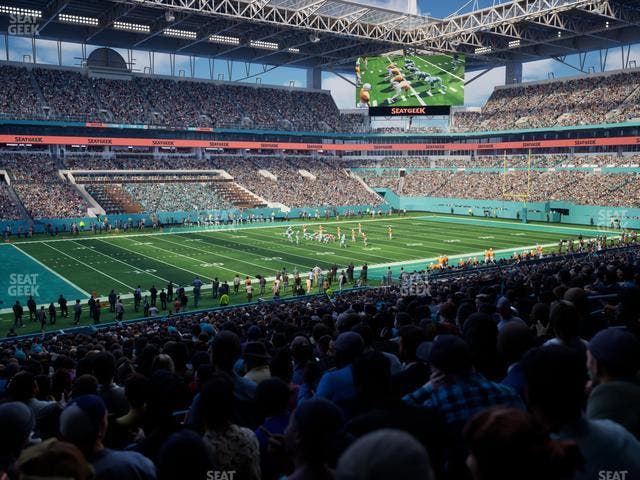 Hard Rock Stadium - Section 122 Seat View