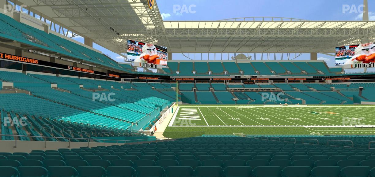 Hard Rock Stadium - Section 122 Seat View
