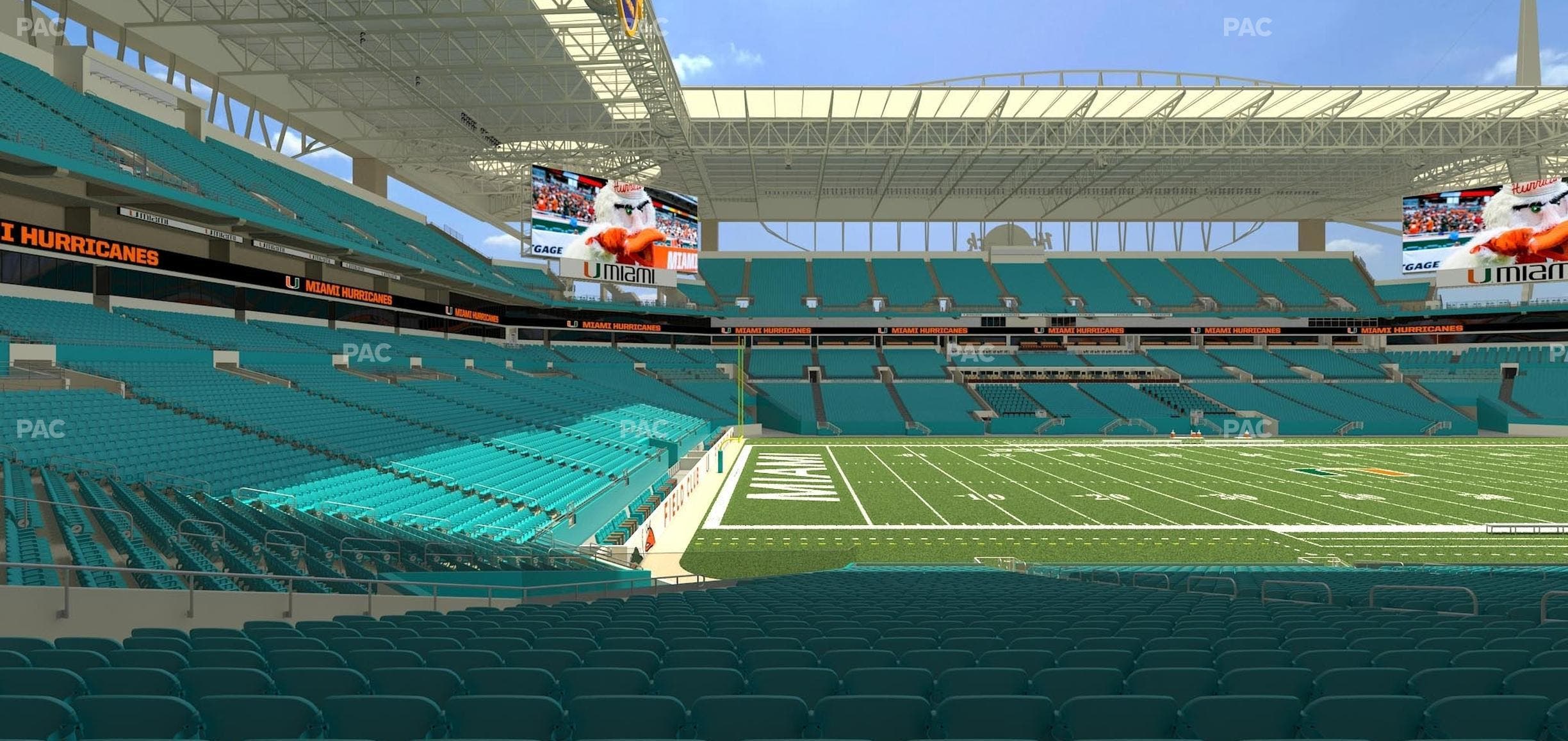 Hard Rock Stadium - Section 122 Seat View