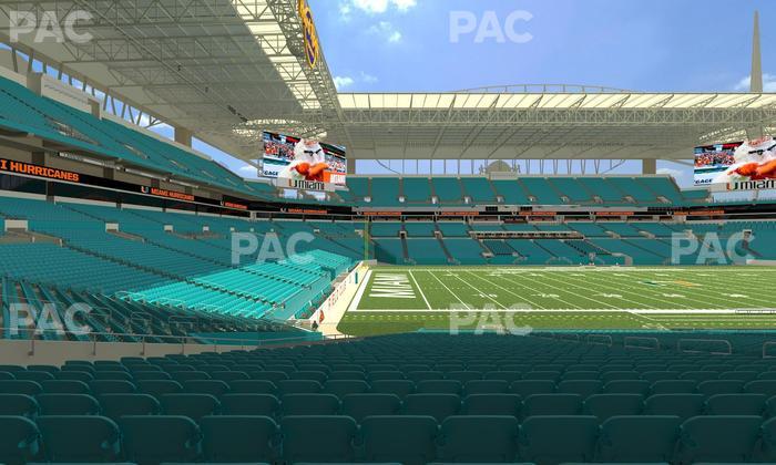 Hard Rock Stadium - Section 122 Seat View