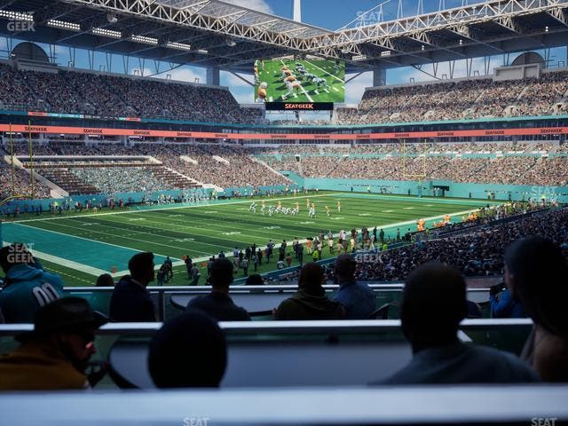 Hard Rock Stadium - Section 125 T Seat View