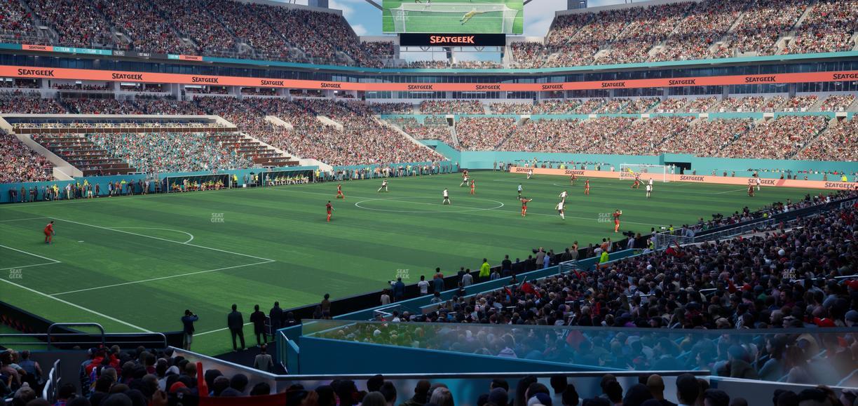 Hard Rock Stadium - Section 125 T Seat View