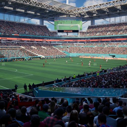 Hard Rock Stadium - Section 125 T Seat View
