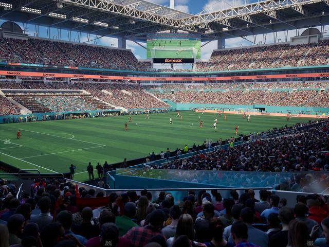 Hard Rock Stadium - Section 125 T Seat View