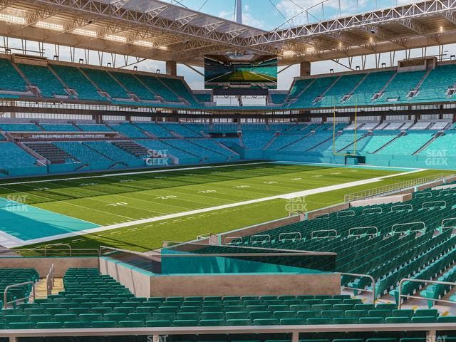 Hard Rock Stadium - Section 125 T Seat View