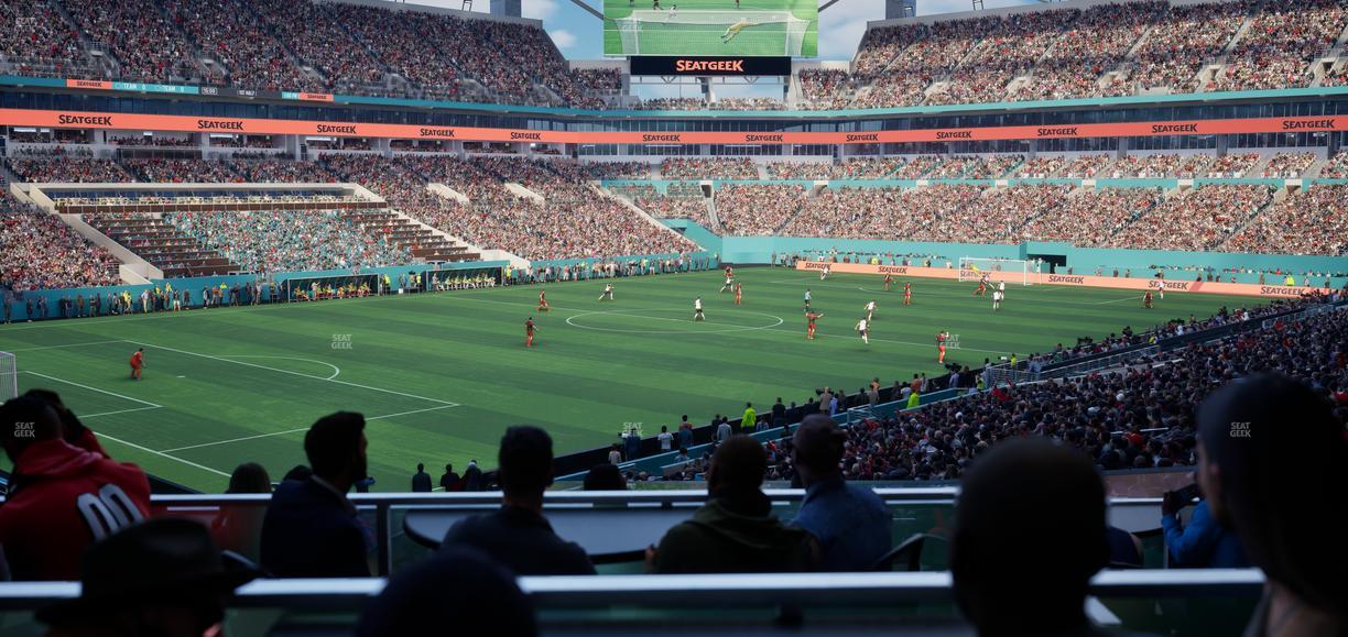 Hard Rock Stadium - Section 125 T Seat View