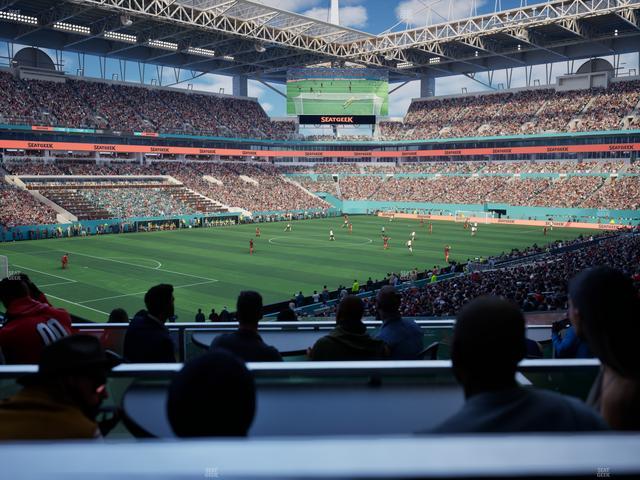 Hard Rock Stadium - Section 125 T Seat View Hard Rock Stadium - Section 125 T Seat View