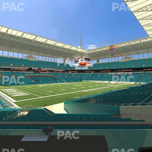 Hard Rock Stadium - Section 125 T Seat View