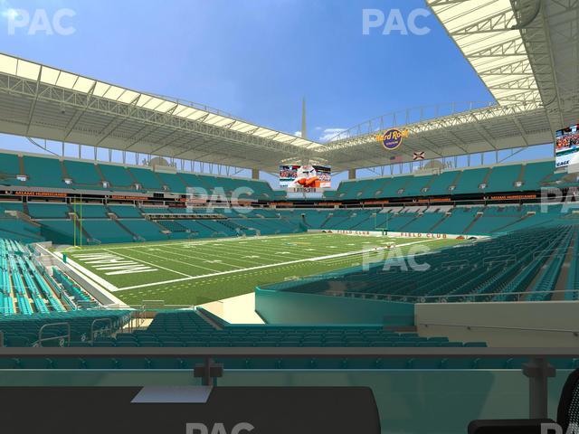 Hard Rock Stadium - Section 125 T Seat View Hard Rock Stadium - Section 125 T Seat View