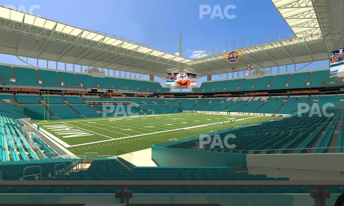 Hard Rock Stadium - Section 125 T Seat View