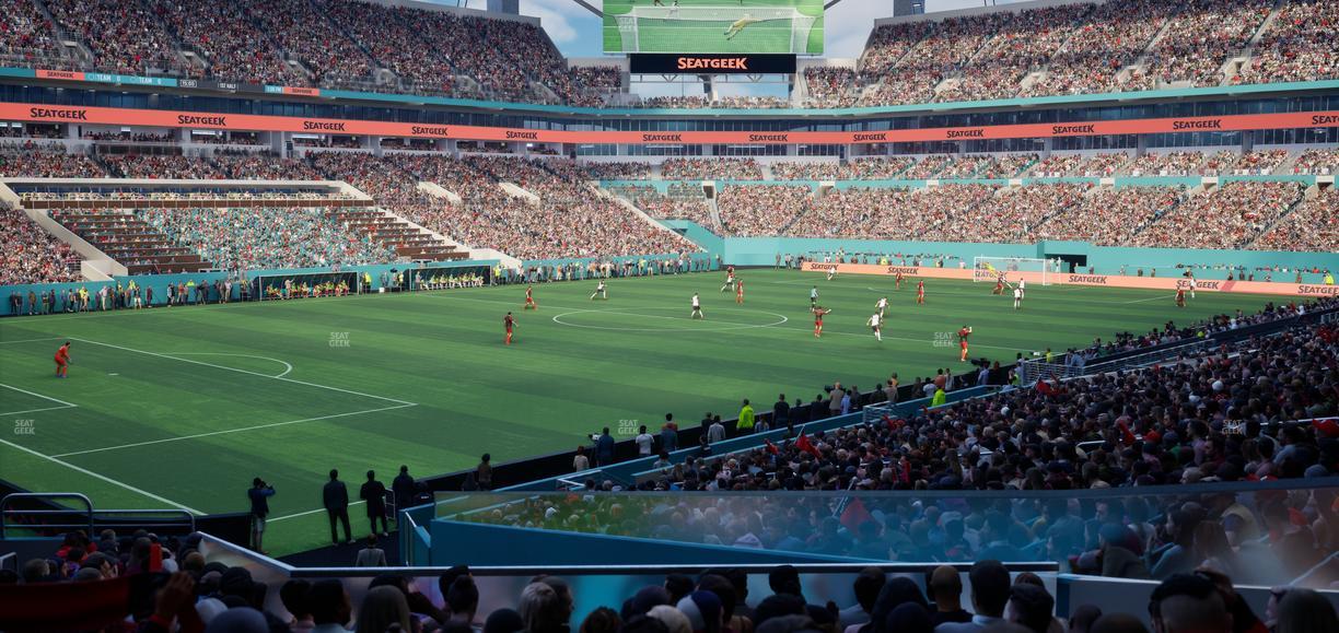 Hard Rock Stadium - Section 125 Seat View