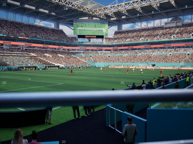 Hard Rock Stadium - Section 125 Seat View