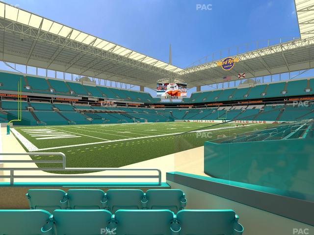 Hard Rock Stadium - Section 125 Seat View