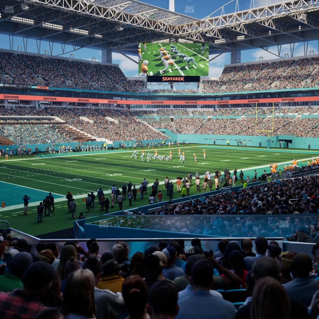 Hard Rock Stadium - Section 125 Seat View