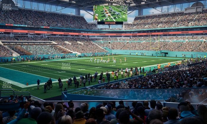 Hard Rock Stadium - Section 125 Seat View
