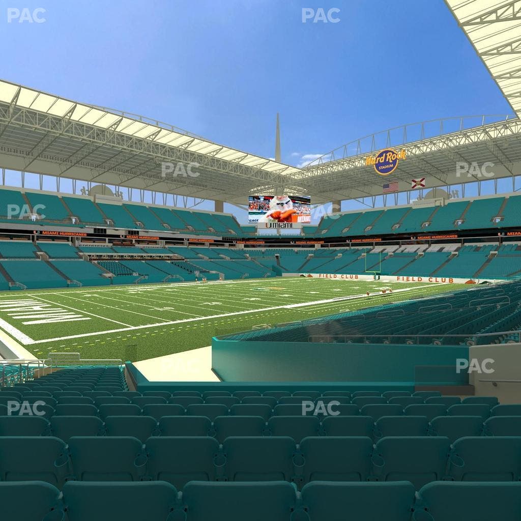 Hard Rock Stadium - Section 125 Seat View